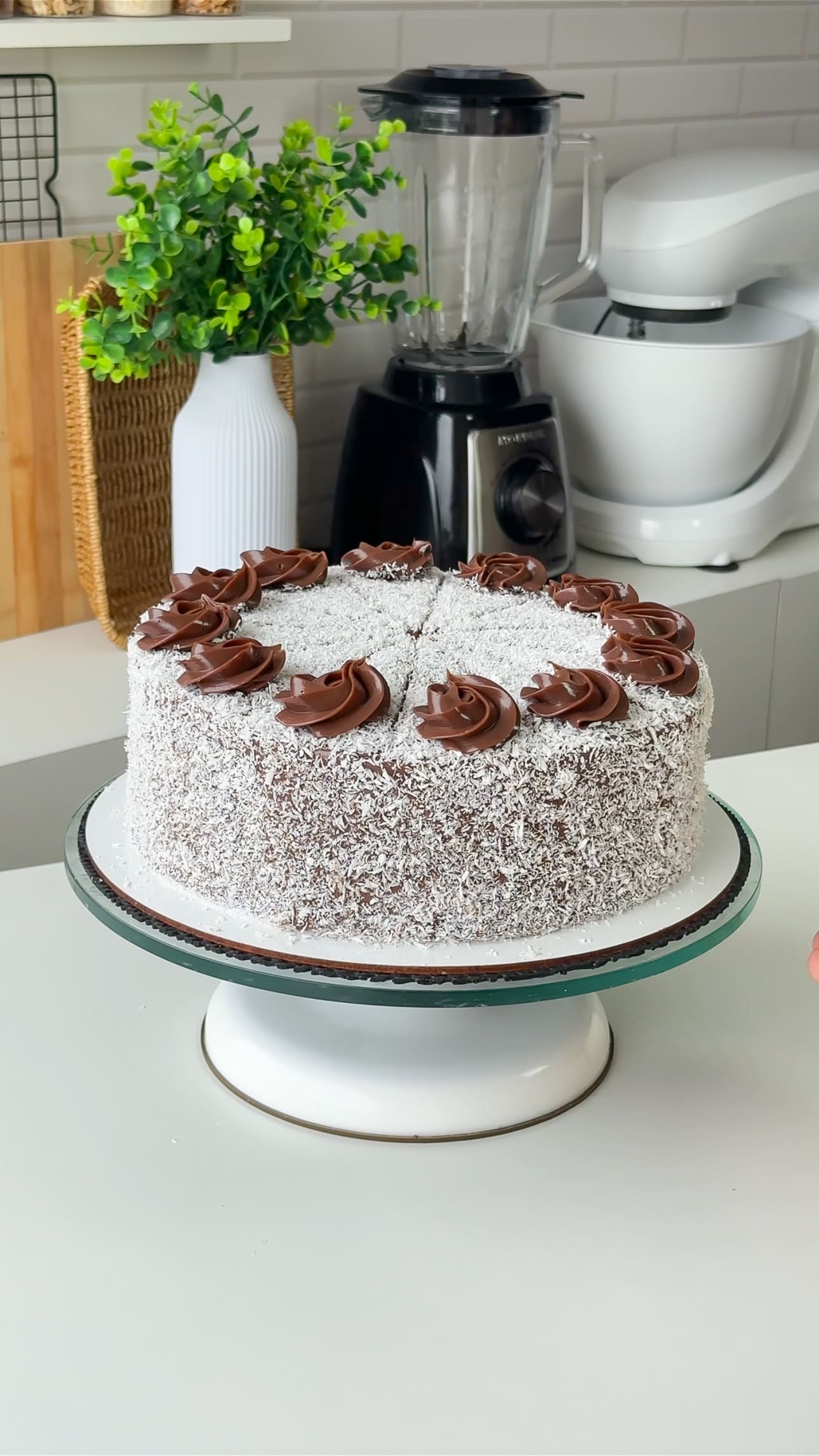 Bolo de Chocolate com Coco