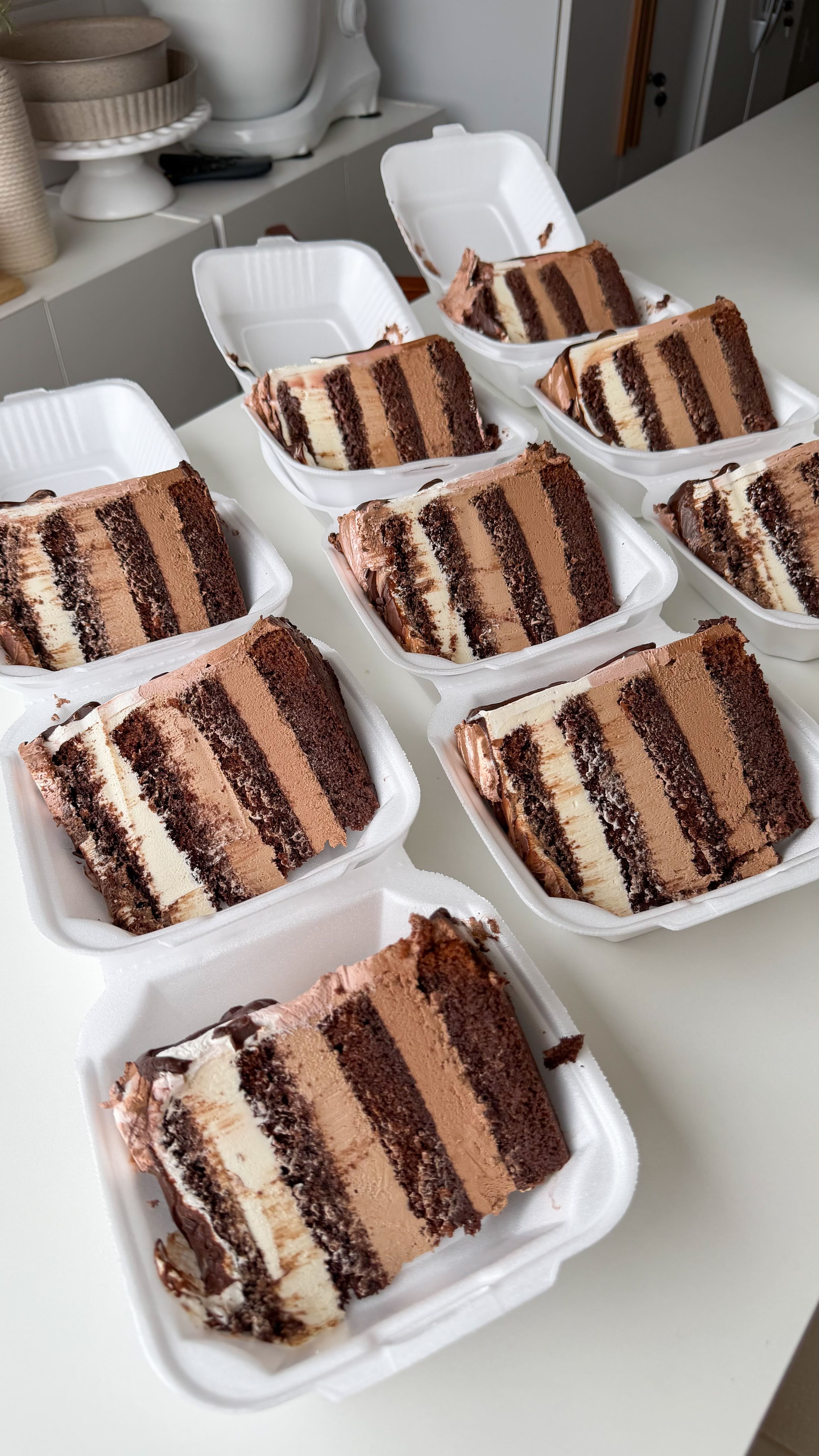 Várias Fatias de Chocolate